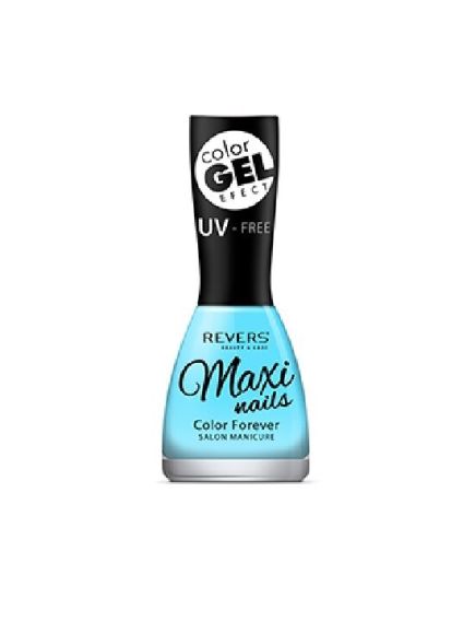 Lac de unghii cu efect de gel Maxi Color Gel, Revers, 15ml - Nr 086 Albastru Engros Lac de unghii cu efect de gel Maxi Color Gel, Revers, 15ml - Nr 086 Albastru Engros