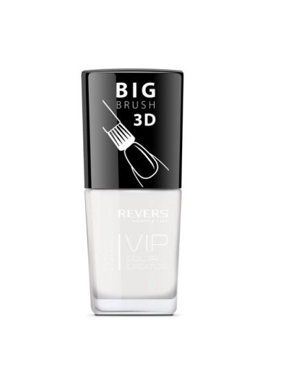 Lac de unghii Vip, 3D, Revers, alb, 12 ml, Nr 003 - sidefat Engros Lac de unghii Vip, 3D, Revers, alb, 12 ml, Nr 003 - sidefat Engros