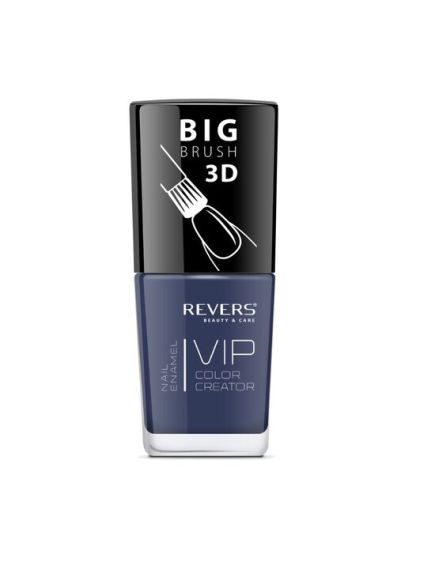 Lac de unghii Vip, 3D, Revers, albastru, mat, 12 ml, Nr 010 Engros Lac de unghii Vip, 3D, Revers, albastru, mat, 12 ml, Nr 010 Engros