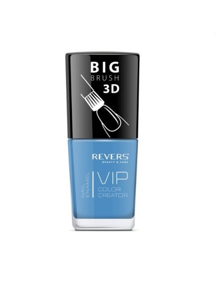 Lac de unghii Vip, 3D, Revers, albastru, mat, 12 ml, Nr 073 Engros Lac de unghii Vip, 3D, Revers, albastru, mat, 12 ml, Nr 073 Engros