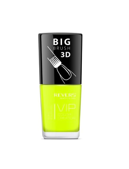 Lac de unghii Vip, 3D, Revers, neon, 12 ml, Nr 067 - galben, mat Engros Lac de unghii Vip, 3D, Revers, neon, 12 ml, Nr 067 - galben, mat Engros