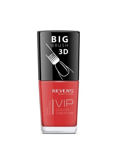 Lac de unghii Vip, 3D, Revers, rosu deschis, 12 ml, Nr 021 - mat Engros Lac de unghii Vip, 3D, Revers, rosu deschis, 12 ml, Nr 021 - mat Engros