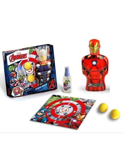 Set cadou Avengers Infinity War, Iron Man, cu Apa de toaleta 90ml, Figurina 2in1, Spumant de baie si Sampon 350ml, Jucarie Tintar si 2 bile Engros Set cadou Avengers Infinity War, Iron Man, cu Apa de toaleta 90ml, Figurina 2in1, Spumant de baie si Sampon 350ml, Jucarie Tintar si 2 bile Engros