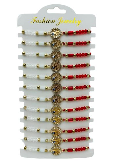 Set En-gros 12 Bratari Martisor Copacul Vietii cu Talisman Protector, cu margele, snur reglabil Set En-gros 12 Bratari Martisor Copacul Vietii cu Talisman Protector, cu margele, snur reglabil