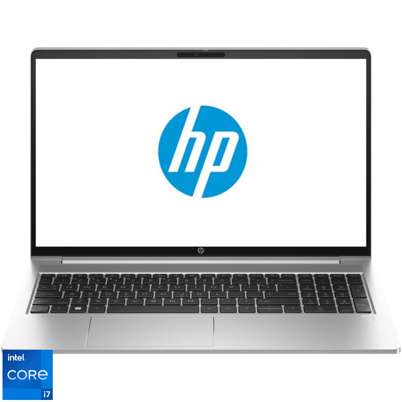 Laptop HP 15.6'' ProBook 450 G10, FHD IPS, Procesor Intel® Core™ i7-1355U (12M Cache, up to 5.00 GHz), 16GB DDR4, 512GB SSD, Intel Iris Xe, Free DOS, Silver Laptop HP 15.6'' ProBook 450 G10, FHD IPS, Procesor Intel® Core™ i7-1355U (12M Cache, up to 5.00 GHz), 16GB DDR4, 512GB SSD, Intel Iris Xe, Free DOS, Silver