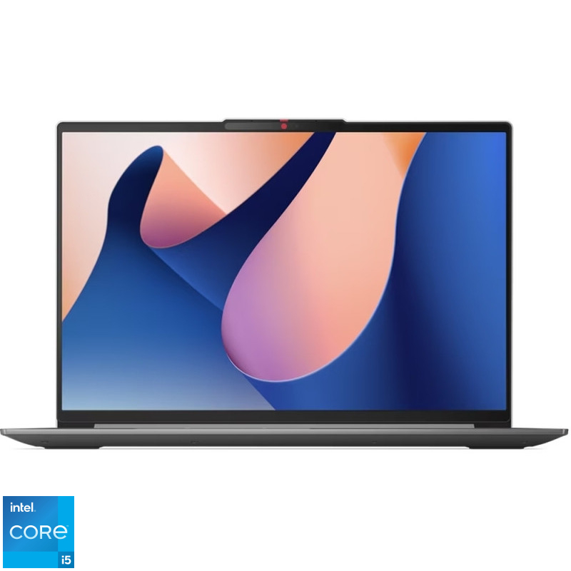 Laptop Lenovo 16'' IdeaPad Slim 5 16IAH8, WUXGA IPS, Procesor Intel® Core™ i5-12450H (12M Cache, up to 4.40 GHz), 8GB DDR5, 512GB SSD, GMA UHD, No OS, Cloud Grey Laptop Lenovo 16'' IdeaPad Slim 5 16IAH8, WUXGA IPS, Procesor Intel® Core™ i5-12450H (12M Cache, up to 4.40 GHz), 8GB DDR5, 512GB SSD, GMA UHD, No OS, Cloud Grey