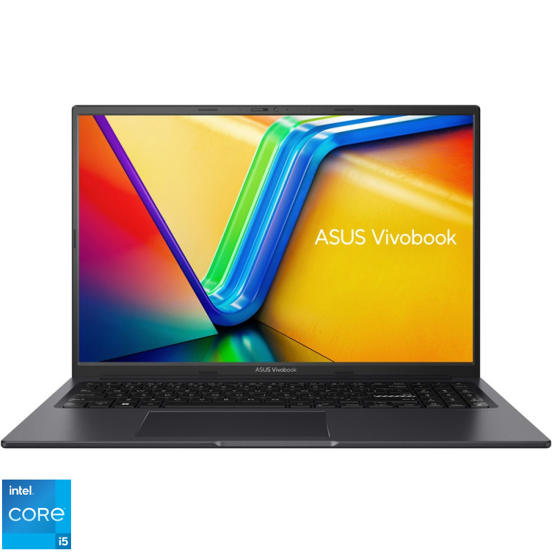 Laptop ASUS 16'' Vivobook 16X K3604ZA, WUXGA, Procesor Intel® Core™ i5-1240P (12M Cache, up to 4.40 GHz), 16GB DDR4, 512GB SSD, Intel Iris Xe, No OS, Indie Black Laptop ASUS 16'' Vivobook 16X K3604ZA, WUXGA, Procesor Intel® Core™ i5-1240P (12M Cache, up to 4.40 GHz), 16GB DDR4, 512GB SSD, Intel Iris Xe, No OS, Indie Black