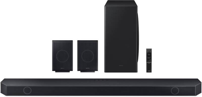 Sistem Home Cinema Samsung HW-Q930C, 9.1.4, 540W, Bluetooth, Wi-Fi, Subwoofer Wireless, Dolby Atmos, Black