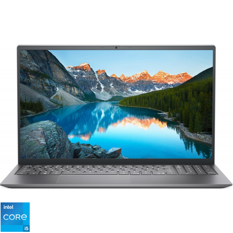 Laptop DELL 15.6'' Inspiron 5510 (seria 5000), FHD, Procesor Intel® Core™ i5-11320H (8M Cache, up to 4.50 GHz, with IPU), 16GB DDR4, 512GB SSD, Intel Iris Xe, Linux, Platinum Silver, 3Yr CIS Laptop DELL 15.6'' Inspiron 5510 (seria 5000), FHD, Procesor Intel® Core™ i5-11320H (8M Cache, up to 4.50 GHz, with IPU), 16GB DDR4, 512GB SSD, Intel Iris Xe, Linux, Platinum Silver, 3Yr CIS
