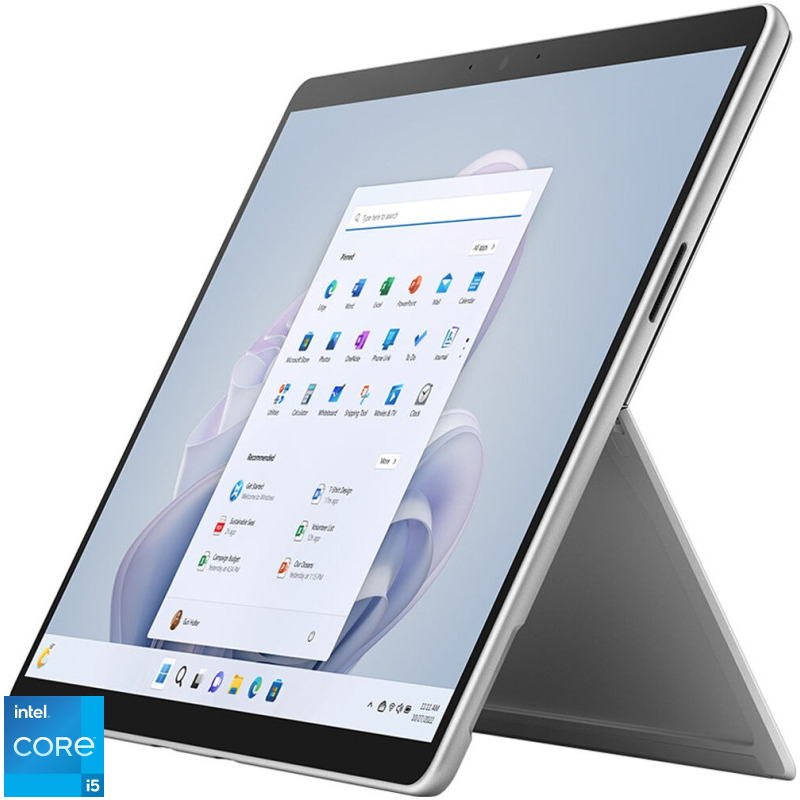 Ultrabook Microsoft 13'' Surface Pro 9, PixelSense Flow Touch, Procesor Intel® Core™ i5-1245U (12M Cache, up to 4.40 GHz), 8GB DDR5, 512GB SSD, Intel Iris Xe, Win 11 Pro, Platinum Ultrabook Microsoft 13'' Surface Pro 9, PixelSense Flow Touch, Procesor Intel® Core™ i5-1245U (12M Cache, up to 4.40 GHz), 8GB DDR5, 512GB SSD, Intel Iris Xe, Win 11 Pro, Platinum