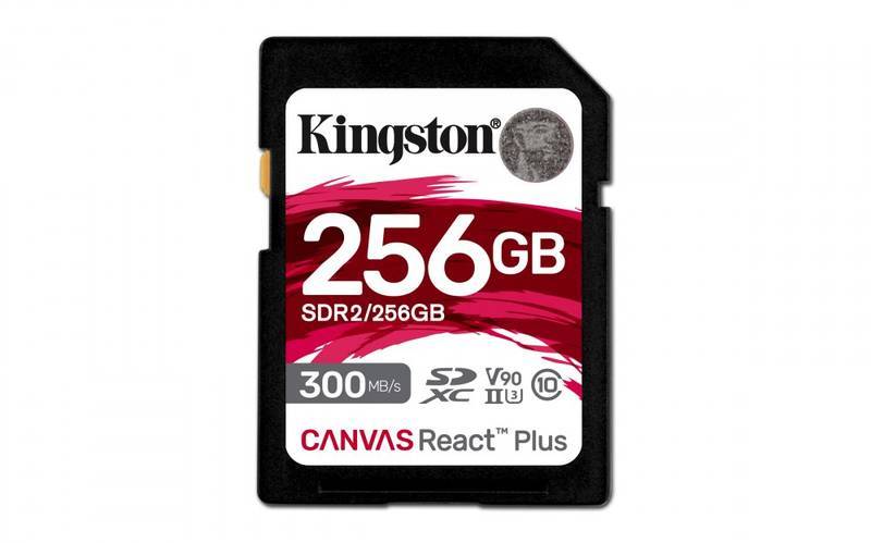 Card memorie Kingston SDXC Canvas React Plus Clasa 10 UHS-II 256GB