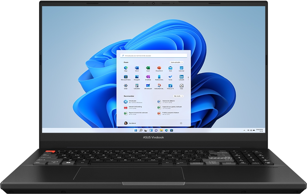 Laptop ASUS 15.6'' Vivobook Pro 15X OLED M6501RM, 2.8K 120Hz, Procesor AMD Ryzen™ 9 6900HX (16M Cache, up to 4.9 GHz), 32GB DDR5, 1TB SSD, GeForce RTX 3060 6GB, Win 11 Pro, 0°Black Laptop ASUS 15.6'' Vivobook Pro 15X OLED M6501RM, 2.8K 120Hz, Procesor AMD Ryzen™ 9 6900HX (16M Cache, up to 4.9 GHz), 32GB DDR5, 1TB SSD, GeForce RTX 3060 6GB, Win 11 Pro, 0°Black