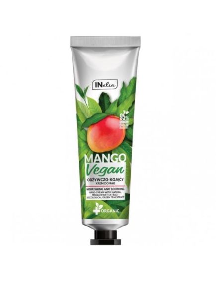 Crema de maini hidratanta si calmanta, INelia, Revers, cu extract de mango si ceai verde ecologic, 100ml Engros Crema de maini hidratanta si calmanta, INelia, Revers, cu extract de mango si ceai verde ecologic, 100ml Engros