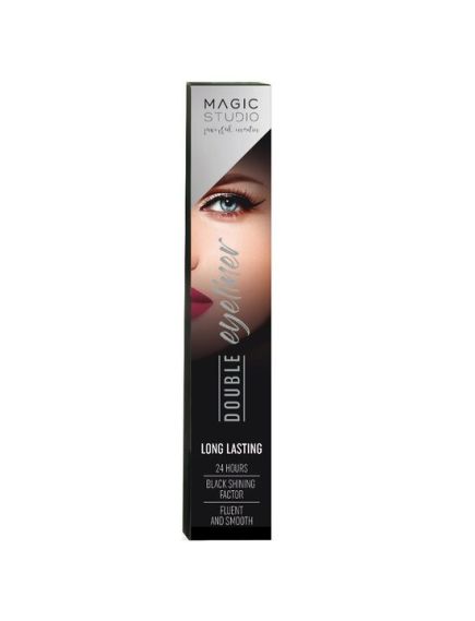 Eyeliner Double, Magic Studio, cu un varf ingust, de precizie, si un varf lat, pentru efect dramatic Engros Eyeliner Double, Magic Studio, cu un varf ingust, de precizie, si un varf lat, pentru efect dramatic Engros