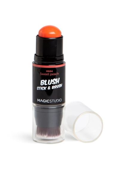 Fard de obraz Shaky Blush & Brush, Nr 04 Sweet Peach Magic Studio 50581, 4,5 g Engros Fard de obraz Shaky Blush & Brush, Nr 04 Sweet Peach Magic Studio 50581, 4,5 g Engros