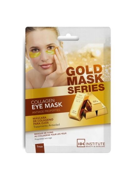 Masca pentru ochi cu efect de stralucire si anti-imbatranire Gold Collagen IDC Institute 3420, 8 g Engros Masca pentru ochi cu efect de stralucire si anti-imbatranire Gold Collagen IDC Institute 3420, 8 g Engros