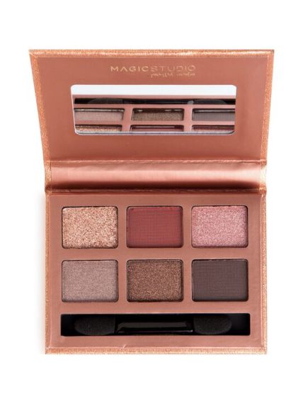 Paleta de farduri Cosmic, cu 6 nuante de fard nude, mate si sidefate, Magic Studio Engros Paleta de farduri Cosmic, cu 6 nuante de fard nude, mate si sidefate, Magic Studio Engros