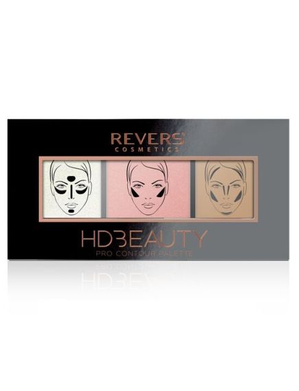 Paleta de machiaj pentru contur, Pro Contour, HD Beauty, Revers, nr 04, 12,5 g Engros Paleta de machiaj pentru contur, Pro Contour, HD Beauty, Revers, nr 04, 12,5 g Engros