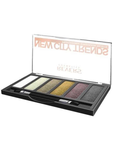 Paleta fard de pleoape cu 6 culori New City Trends, Revers, NR.3, maro Engros Paleta fard de pleoape cu 6 culori New City Trends, Revers, NR.3, maro Engros