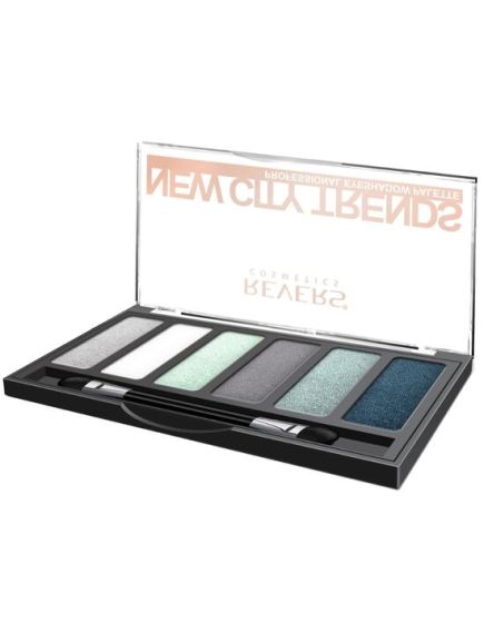 Paleta fard de pleoape cu 6 culori New City Trends, Revers, NR.4, gri Engros Paleta fard de pleoape cu 6 culori New City Trends, Revers, NR.4, gri Engros