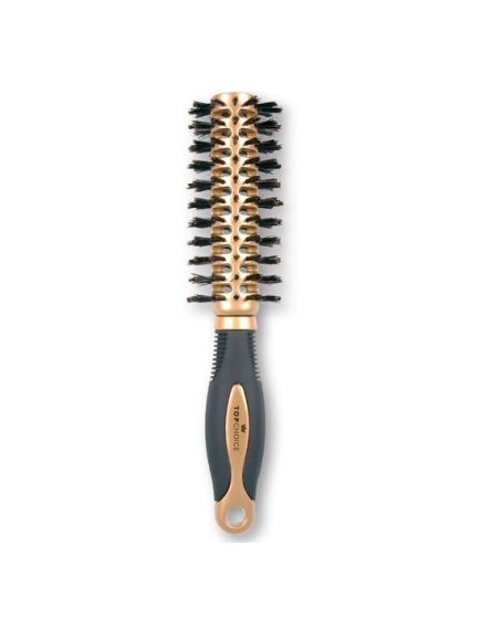 Perie de par pentru coafat, cu par natural, Gold, Top Choice, Ø25/50 Engros Perie de par pentru coafat, cu par natural, Gold, Top Choice, Ø25/50 Engros