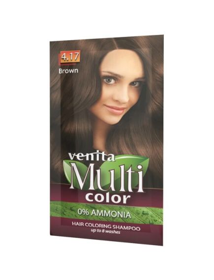Sampon Colorant si Nuantator, Multicolor, Venita, 4.17 Brown, 40g Engros Sampon Colorant si Nuantator, Multicolor, Venita, 4.17 Brown, 40g Engros