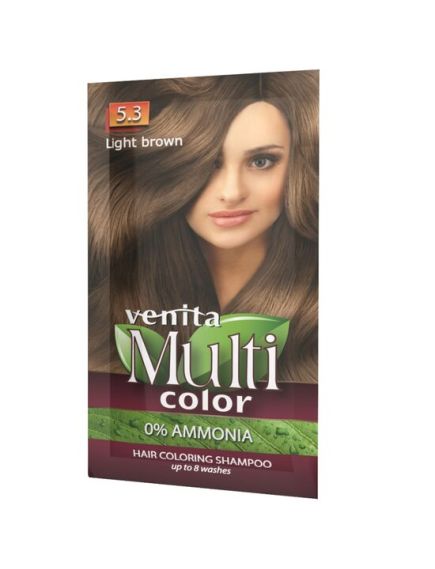 Sampon Colorant si Nuantator, Multicolor, Venita, 5.3 Light Brown, 40g Engros Sampon Colorant si Nuantator, Multicolor, Venita, 5.3 Light Brown, 40g Engros