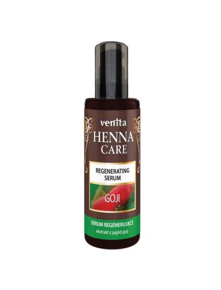 Ser pentru par regenerant, Henna Care, Venita, cu extract de goji, 50ml Engros Ser pentru par regenerant, Henna Care, Venita, cu extract de goji, 50ml Engros