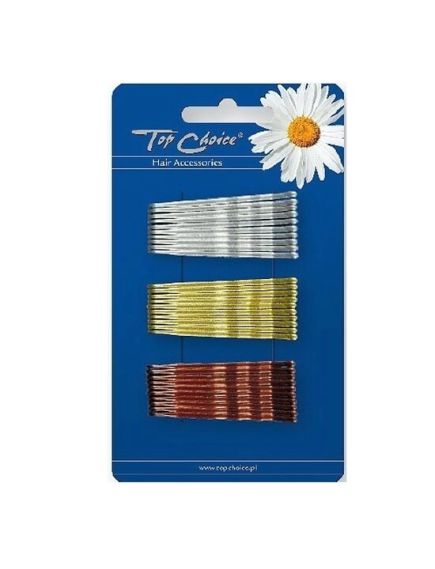 Set 30 bucati Agrafe pentru par, set tricolor, metalizat, argintiu/ auriu/ maro, Top Choice, TC23736 Engros Set 30 bucati Agrafe pentru par, set tricolor, metalizat, argintiu/ auriu/ maro, Top Choice, TC23736 Engros