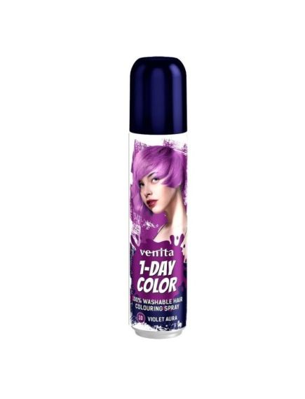 Spray colorant pentru par, fixativ, Venita, 1-Day Color, nr 10, Violet Engros Spray colorant pentru par, fixativ, Venita, 1-Day Color, nr 10, Violet Engros