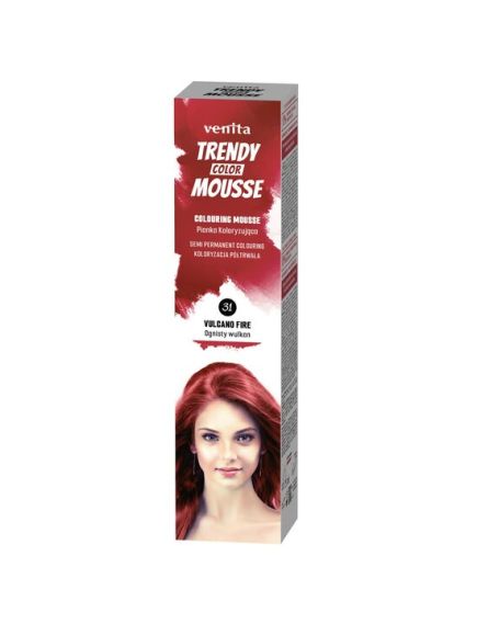 Spuma coloranta de par Trendy, Venita, nr 31, Volcano Fire, 75 ml Engros Spuma coloranta de par Trendy, Venita, nr 31, Volcano Fire, 75 ml Engros