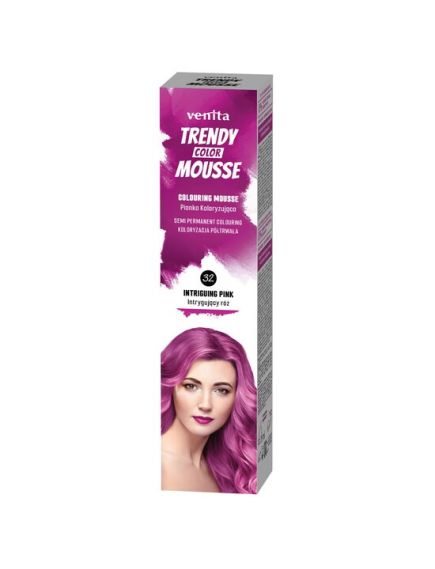 Spuma coloranta de par Trendy, Venita, nr 32, Intriguing Rose, roz inchis Engros Spuma coloranta de par Trendy, Venita, nr 32, Intriguing Rose, roz inchis Engros