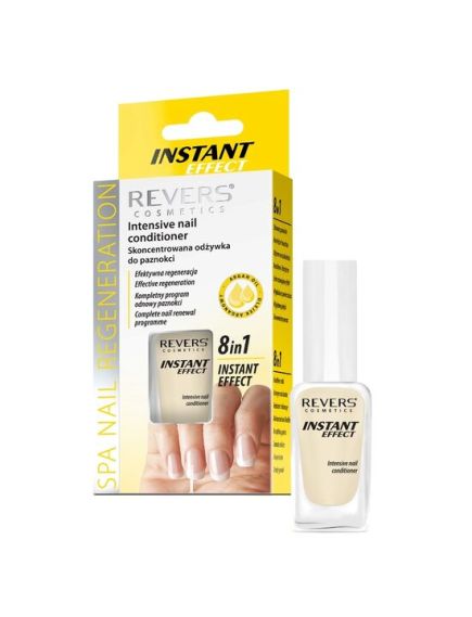 Tratament express regenerant pentru unghii Instant Effect, 8 in 1, cu ulei de argan si vitamina E, uscare rapida, Revers, 10ml Engros Tratament express regenerant pentru unghii Instant Effect, 8 in 1, cu ulei de argan si vitamina E, uscare rapida, Revers, 10ml Engros