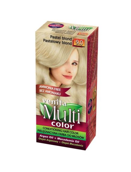 Vopsea de par fara amoniac, Multicolor, Venita, 50 ml, Nr. 9.0, Pastel Blond Engros Vopsea de par fara amoniac, Multicolor, Venita, 50 ml, Nr. 9.0, Pastel Blond Engros