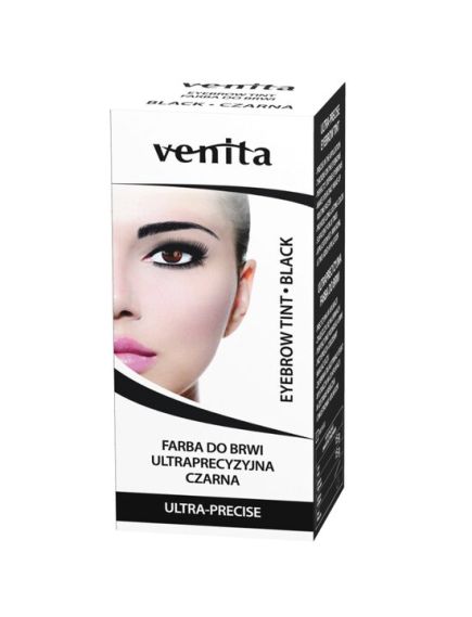Vopsea de sprancene termo-sensibila, Ultra precizie, Venita, Negru, 15 g Engros Vopsea de sprancene termo-sensibila, Ultra precizie, Venita, Negru, 15 g Engros