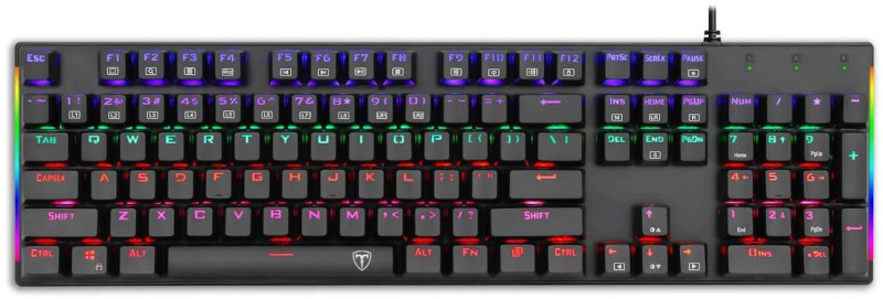 Tastatura Gaming T-Dagger Naxos Black Mecanica