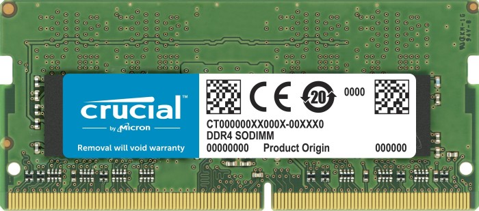 Memorie notebook Crucial 8GB, DDR4, 3200MHz, CL22, 1.2v