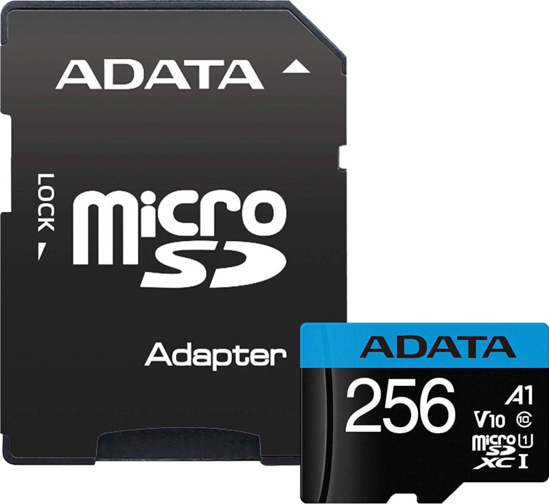 Card memorie ADATA Micro SDXC Clasa 10 UHS-I 256GB + Adapter SD