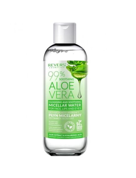 Apa micelara demachianta, cu extract de aloe vera, vegana, Revers, 500 ml Engros Apa micelara demachianta, cu extract de aloe vera, vegana, Revers, 500 ml Engros