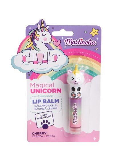 Balsam de buze cu aroma de cirese si stampila Magical Unicorn, Martinelia, 79003C, 1,8g Engros Balsam de buze cu aroma de cirese si stampila Magical Unicorn, Martinelia, 79003C, 1,8g Engros