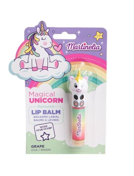 Balsam de buze cu aroma de struguri si stampila Magical Unicorn, Martinelia, 79003S, 1,8g Engros Balsam de buze cu aroma de struguri si stampila Magical Unicorn, Martinelia, 79003S, 1,8g Engros