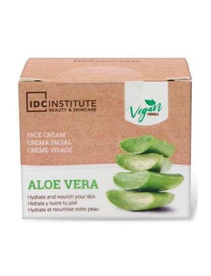 Crema de fata cu aloe vera vegana IDC Institute 42104, 50ml Engros Crema de fata cu aloe vera vegana IDC Institute 42104, 50ml Engros