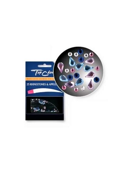 Cristale pentru corp si unghii, Top Choice, set de 25 de bucati, cu aplicator inclus Engros Cristale pentru corp si unghii, Top Choice, set de 25 de bucati, cu aplicator inclus Engros