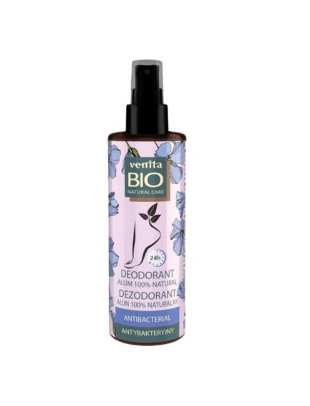 Deodorant antibacterian vegan pentru picioare cu alaun Venita 100 ml Engros Deodorant antibacterian vegan pentru picioare cu alaun Venita 100 ml Engros