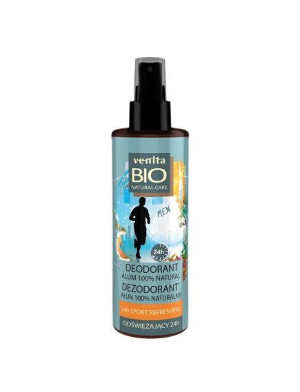 Deodorant vegan pentru barbati cu alaun, Refreshing Venita 100 ml Engros Deodorant vegan pentru barbati cu alaun, Refreshing Venita 100 ml Engros