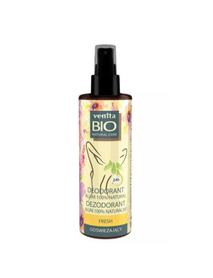 Deodorant vegan pentru femei, cu alaun Fresh Venita 100 ml Engros Deodorant vegan pentru femei, cu alaun Fresh Venita 100 ml Engros