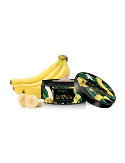Exfoliant de corp cu granule grosiere cu extract de floare de banane Revers 200 ml Engros Exfoliant de corp cu granule grosiere cu extract de floare de banane Revers 200 ml Engros