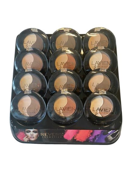 Fard de pleoape in doua nuante, Lavien Duo, Setul 1 mixt, 12 bucati, nuante mate, nude Engros Fard de pleoape in doua nuante, Lavien Duo, Setul 1 mixt, 12 bucati, nuante mate, nude Engros