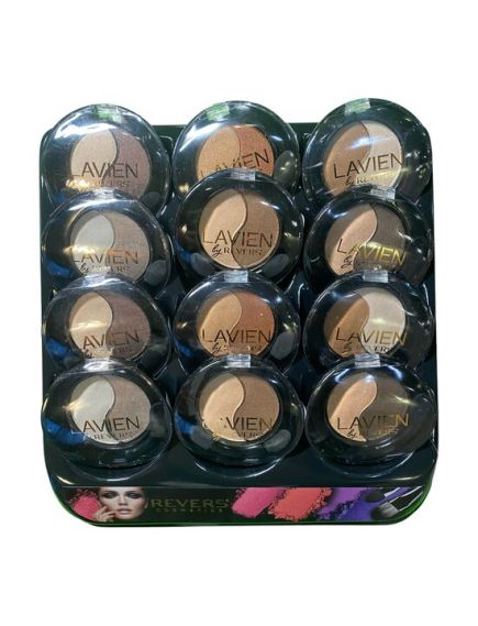 Fard de pleoape in doua nuante, Lavien Duo, Setul 2 mixt, 12 bucati, nuante sidefate, nude Engros Fard de pleoape in doua nuante, Lavien Duo, Setul 2 mixt, 12 bucati, nuante sidefate, nude Engros