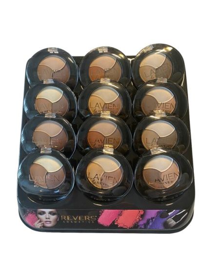 Fard de pleoape in trei nuante, Lavien Trio, Setul 1 mixt, 12 bucati, nuante nude mate Engros Fard de pleoape in trei nuante, Lavien Trio, Setul 1 mixt, 12 bucati, nuante nude mate Engros